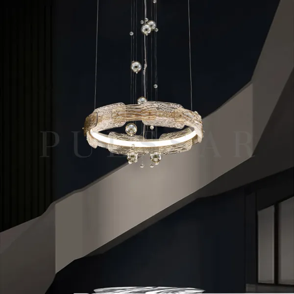 Кольцевая люстра BOLERO CH BUBBLE