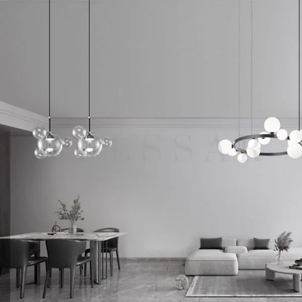 Подвесной светильник BUBBLE B BLACK LUX