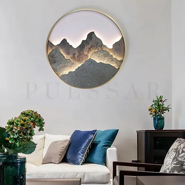 Дизайнерский светильник для мужчин - Бра Dawn – , вдохновлённый горными пейзажами и рассветом