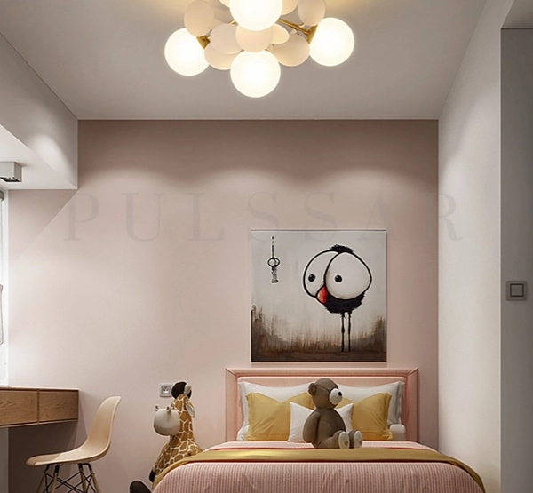 Детская люстра с шарами, тренд 