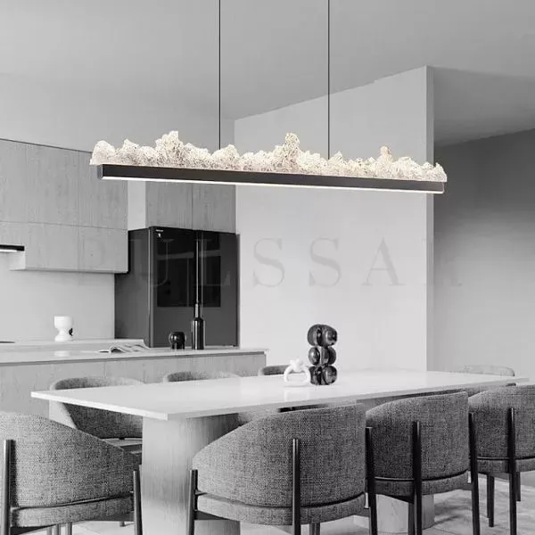 Люстры для кухни 2026, тренды и фото лучших моделей: Светодиодная LED-лампа с теплым светом