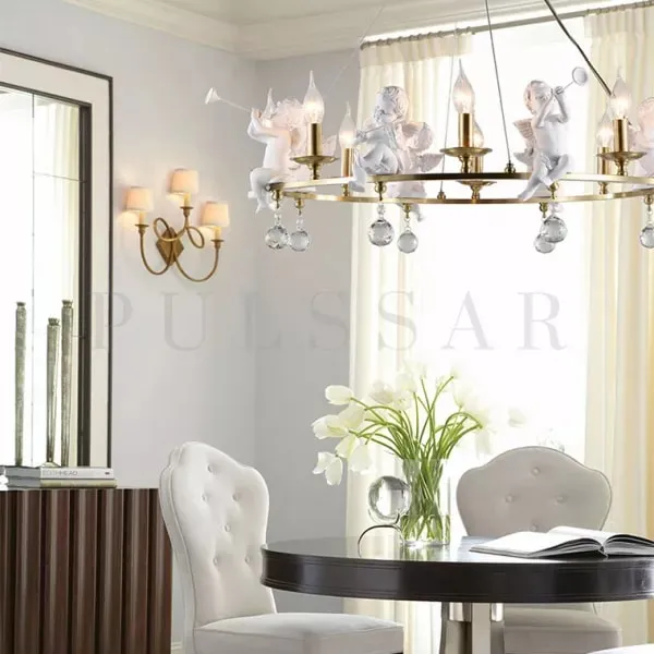 Люстры 2026, тренды и фото лучших моделей: классический светильник сдержанного дизайна для кухни