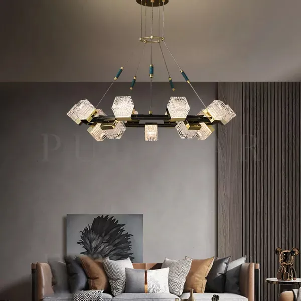 Современные тренды освещения 2026: подвесная люстра для высоких потолков