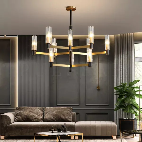 Светильник в гостиной 2026: как выбрать размер и стиль с учетом площади и высоты потолков.