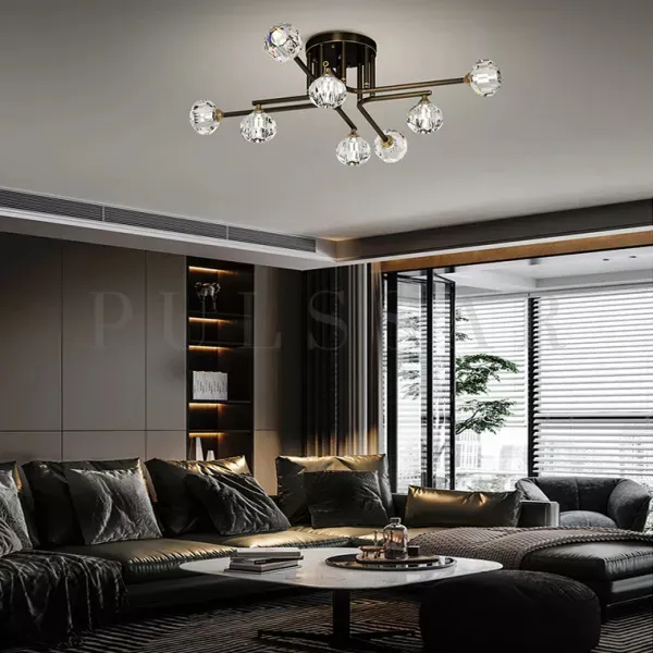 Люстры в гостиную 2026: универсальный светильник, подойдет как для низких, так и для высоких потолков