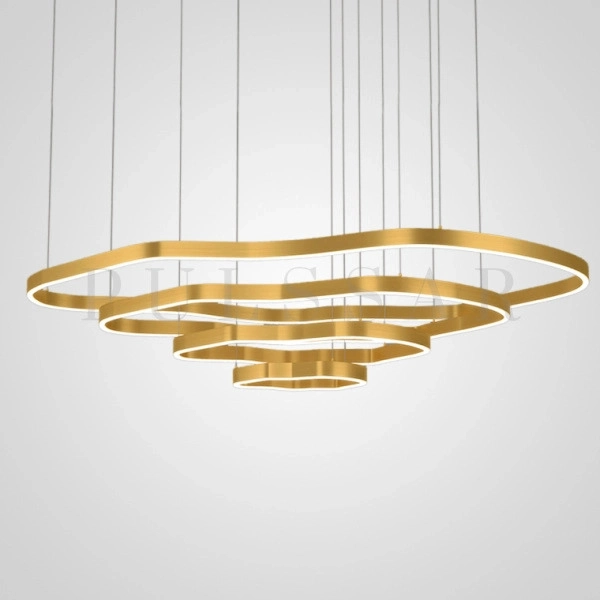 Каскадная люстра для второго света Andante: правильное освещение лестницы