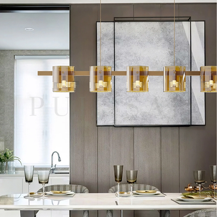 Реечная люстра JANICE LONG