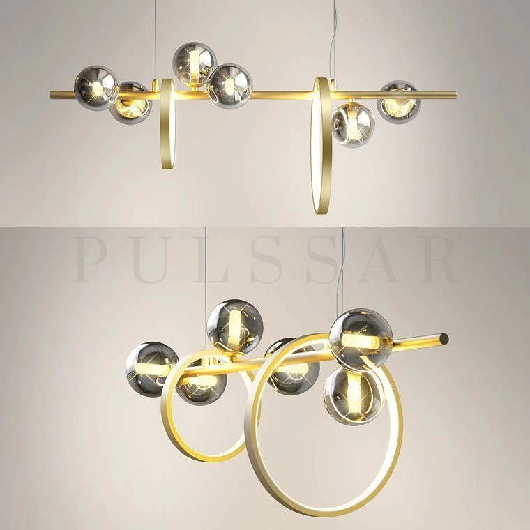 Реечная люстра NILMA