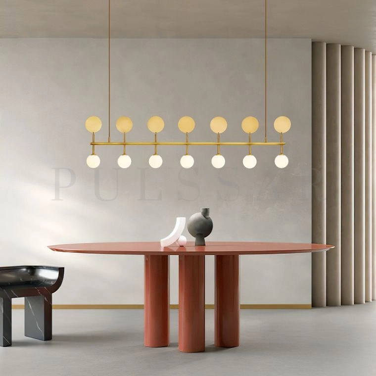 Реечная люстра SANTA LONG