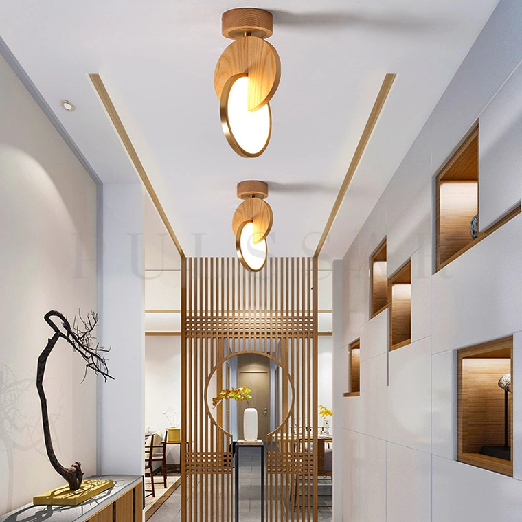 Потолочный светильник GLATT WOOD CH