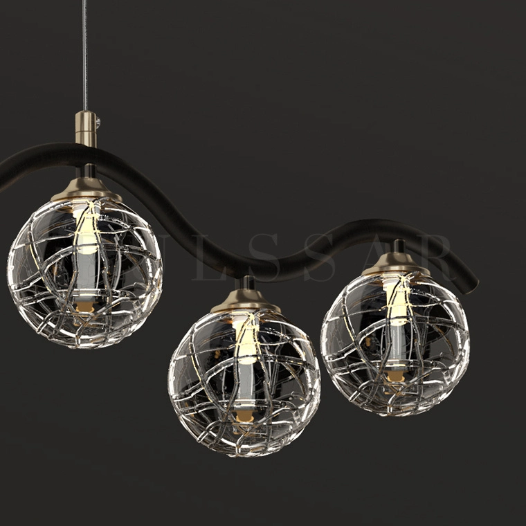 Реечная люстра RIM LONG