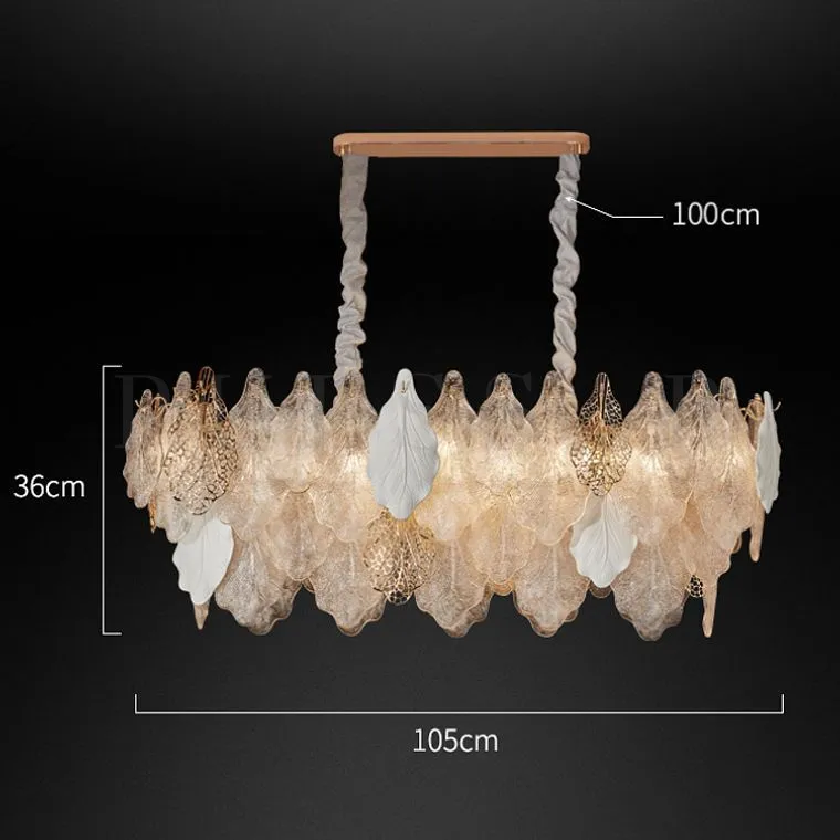 Реечная люстра OLEANDER LONG