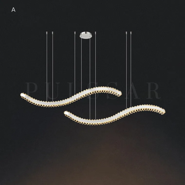 Реечная люстра BERTOLDA W DUO