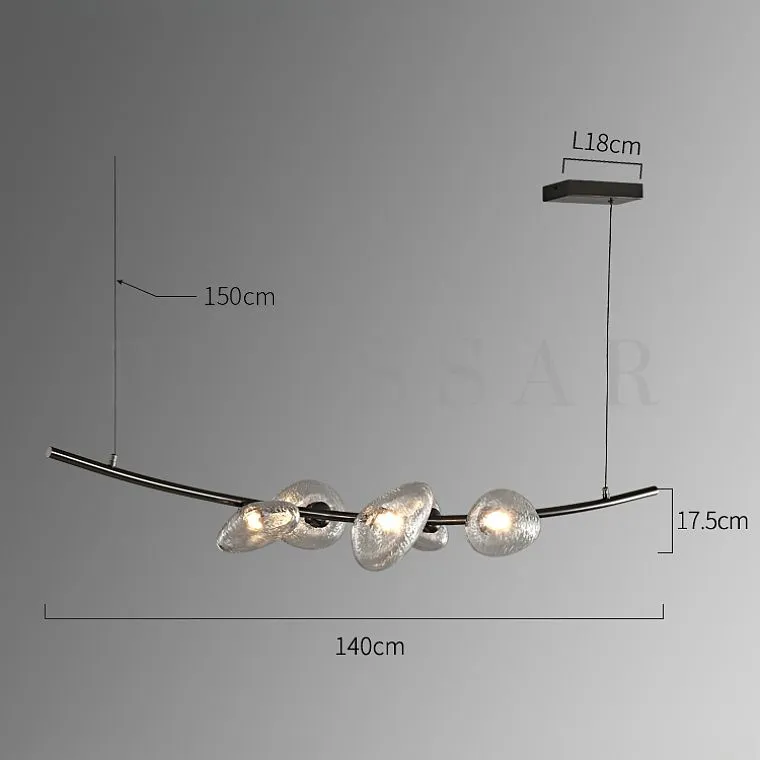 Реечная люстра CORSO B LONG