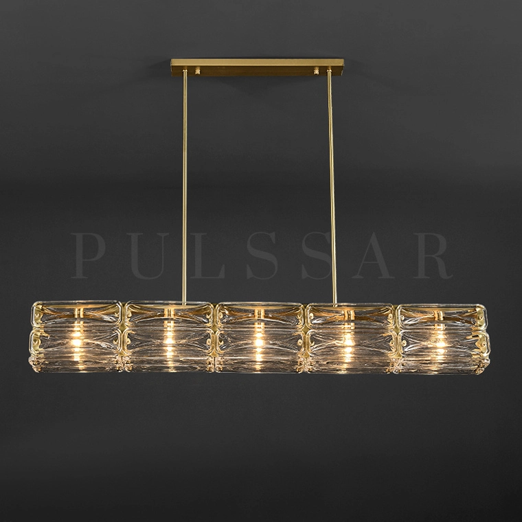 Реечная люстра SARIA LONG