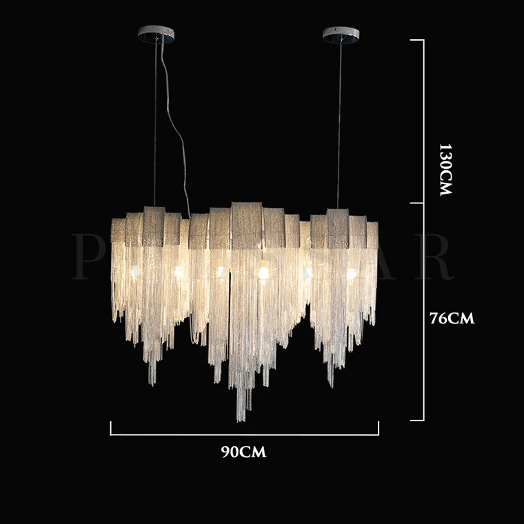 Реечная люстра CONCORDIA LONG