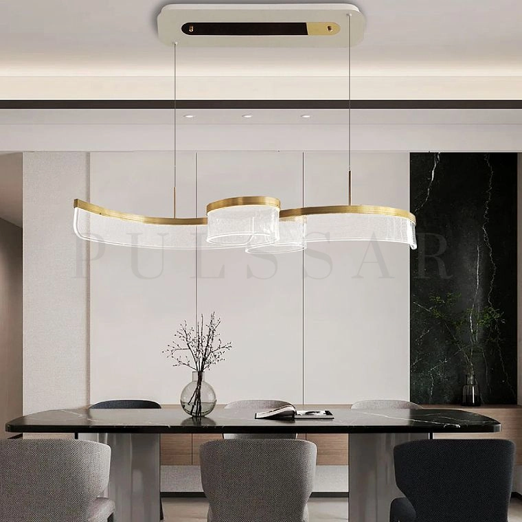 Реечная люстра SCENE TWIN