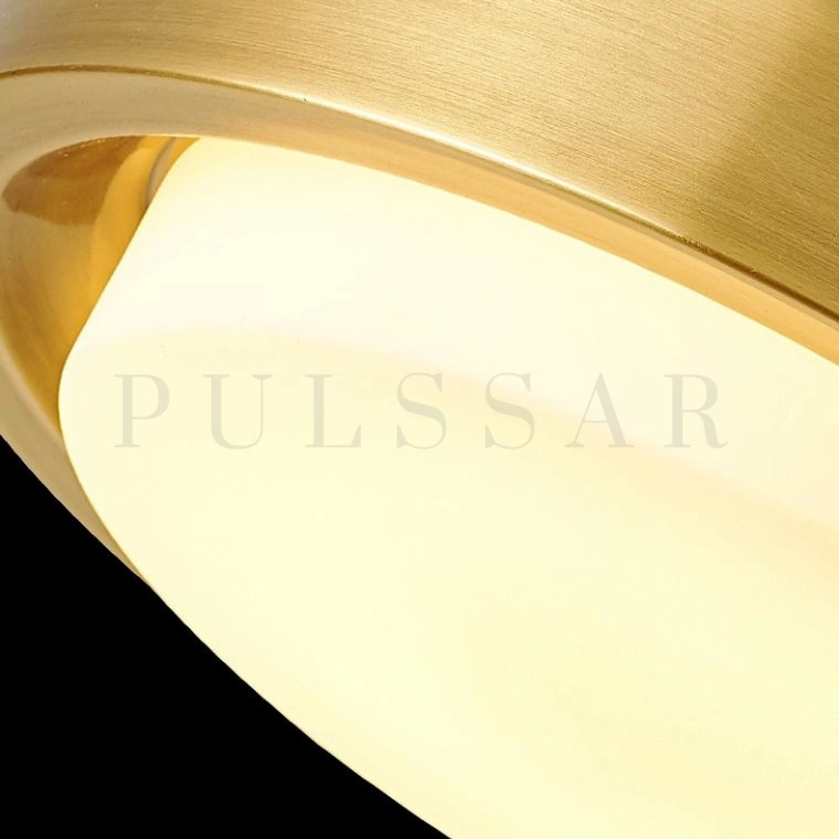 Потолочный светильник BUTTON BRASS