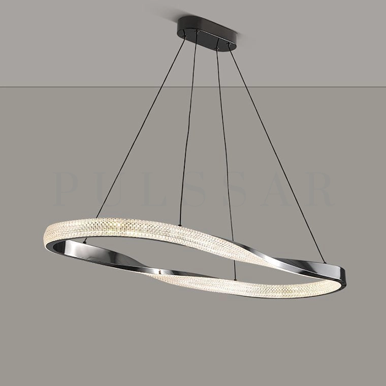 Реечная люстра OBERTON LONG