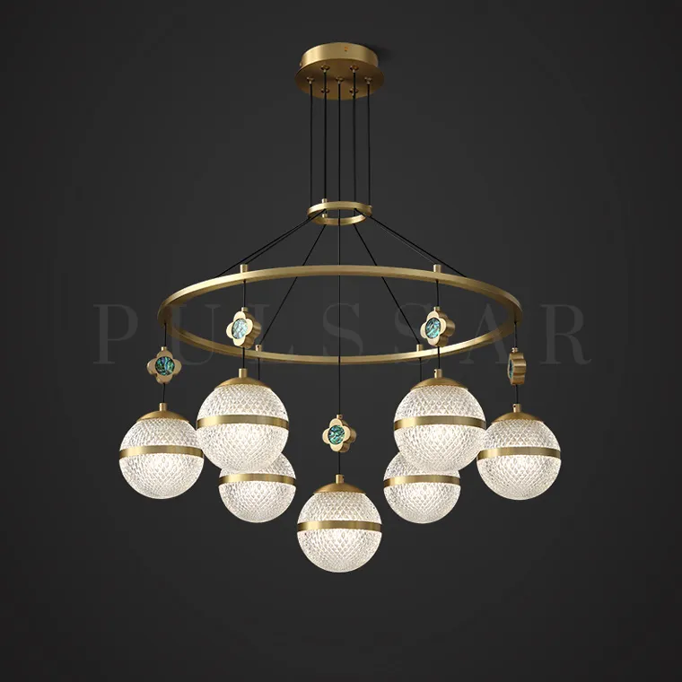 Кольцевая люстра LUARA CH