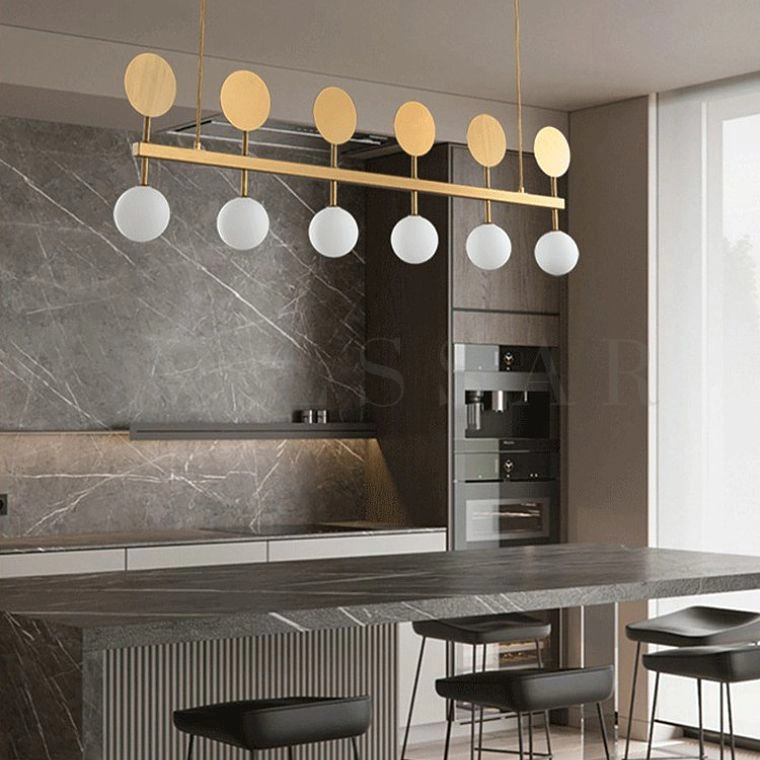 Реечная люстра SANTA LONG