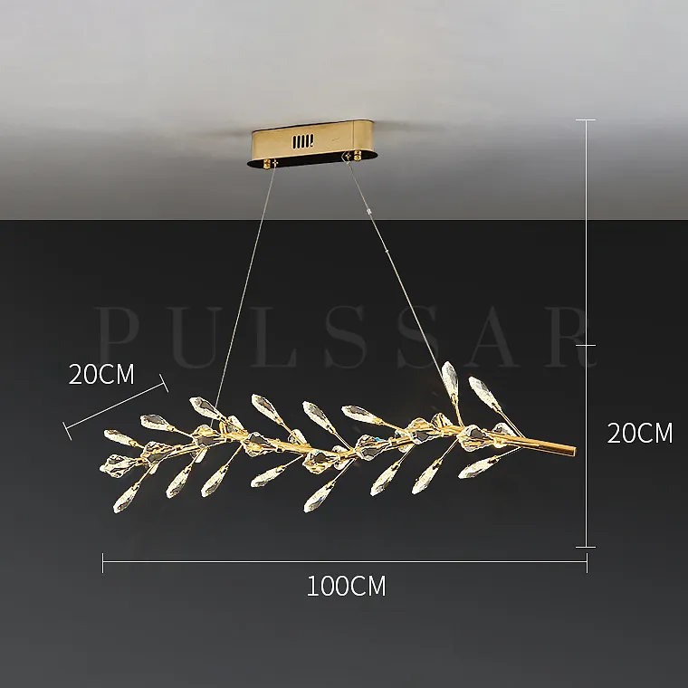 Реечная люстра GLORIOLE BRANCH