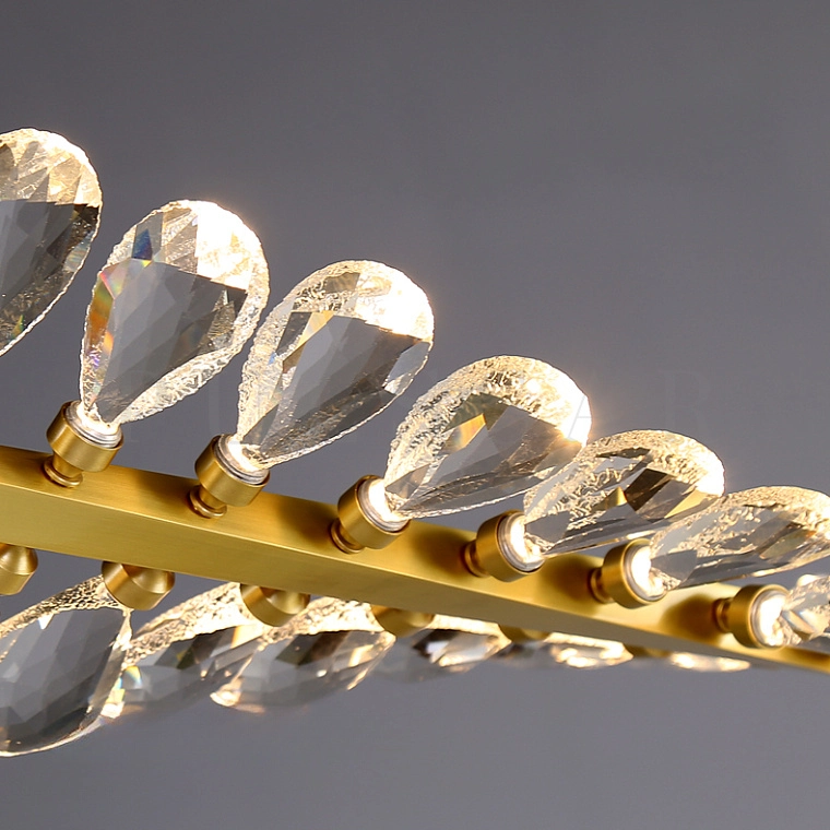 Реечная люстра GLORIOLE TWIRL LINE