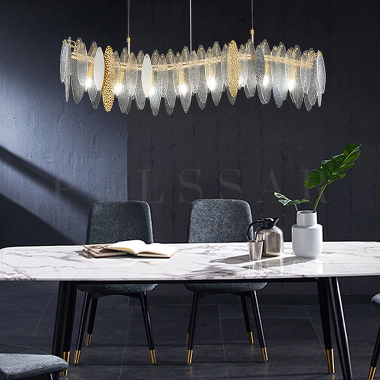 Реечная люстра RISSA WAVE