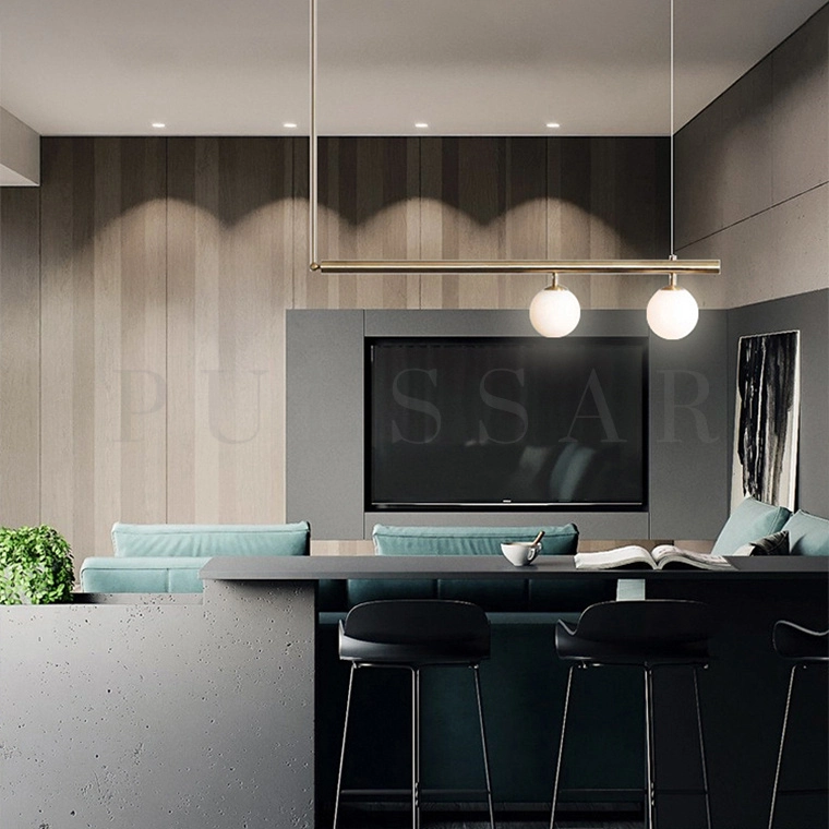 Реечная люстра BARRA