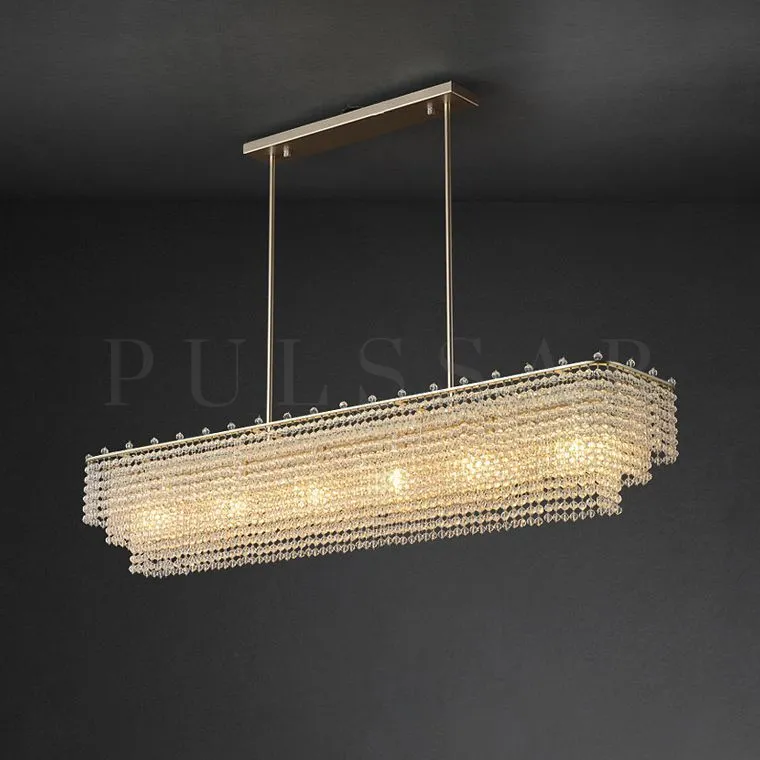 Реечная люстра LADY LONG