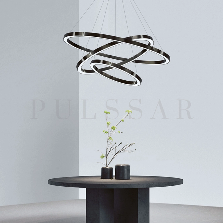 Кольцевая люстра CRUISE BLACK