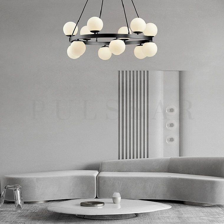 Кольцевая люстра SANNE BLACK