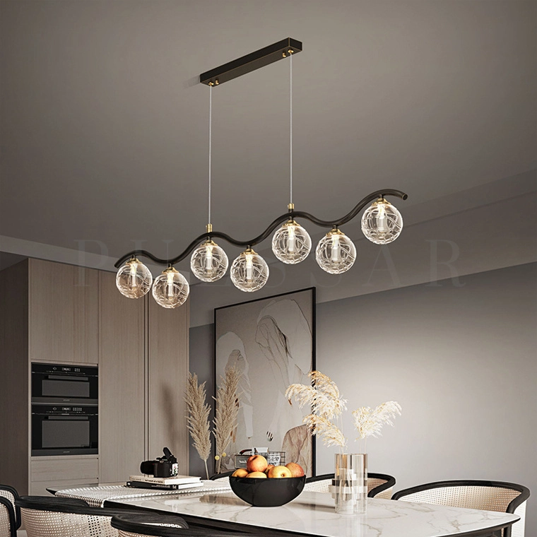 Реечная люстра RIM LONG