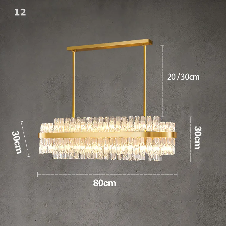 Реечная люстра PONTIAN LONG