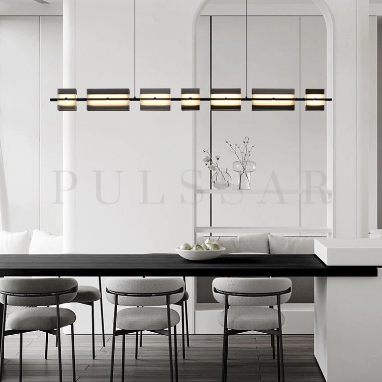 Реечная люстра BRIAND LONG