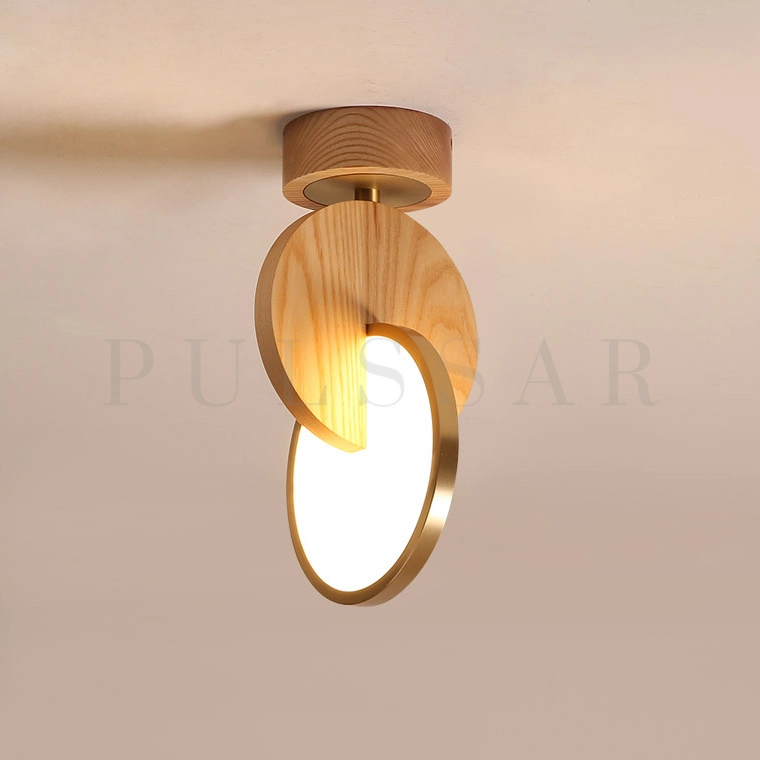 Потолочный светильник GLATT WOOD CH