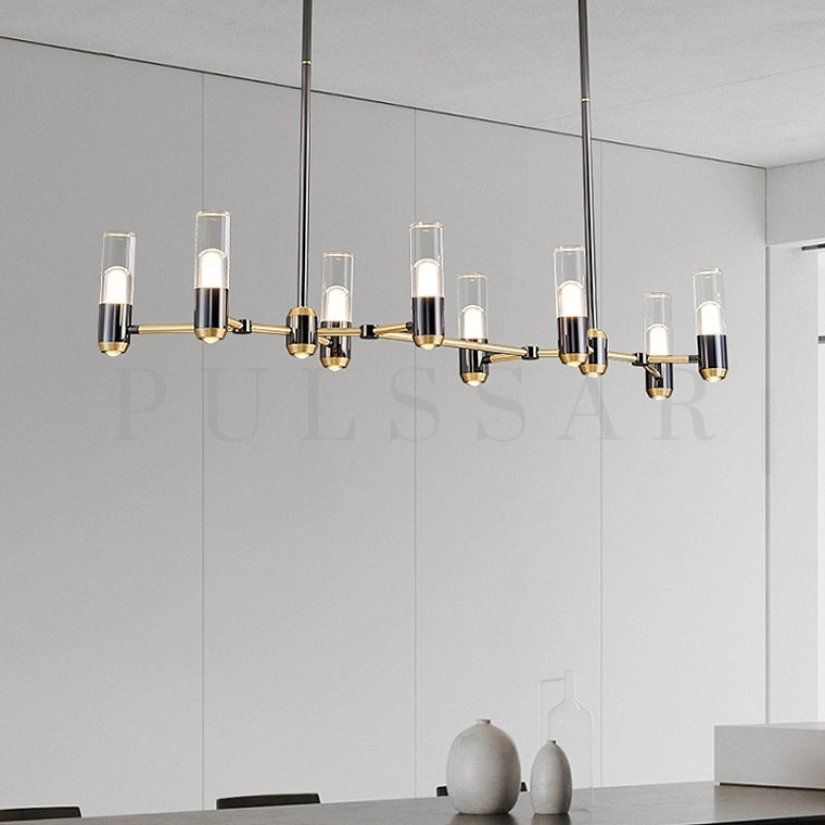 Реечная люстра BIRGEL LONG