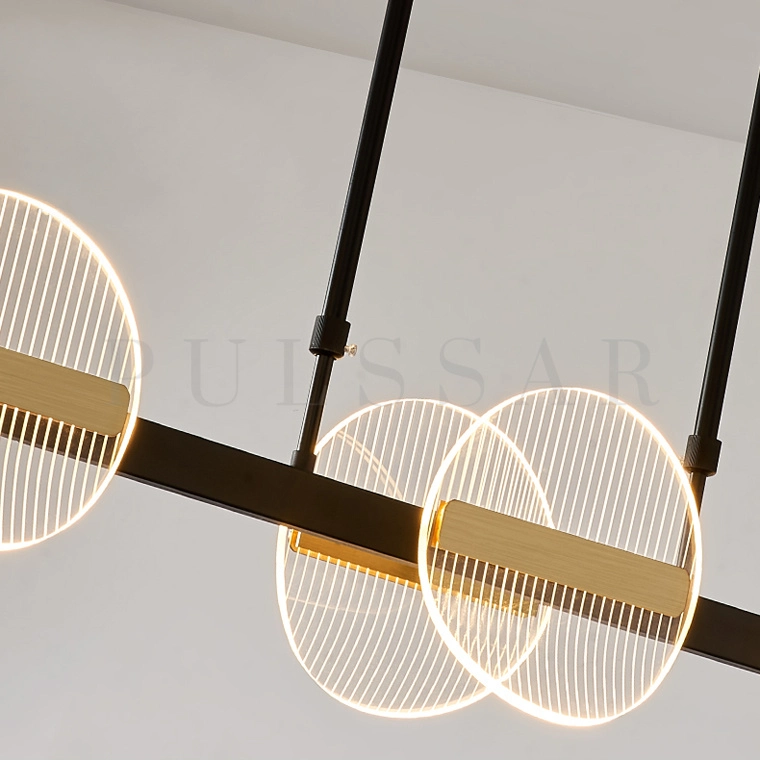 Реечная люстра HELSE LONG