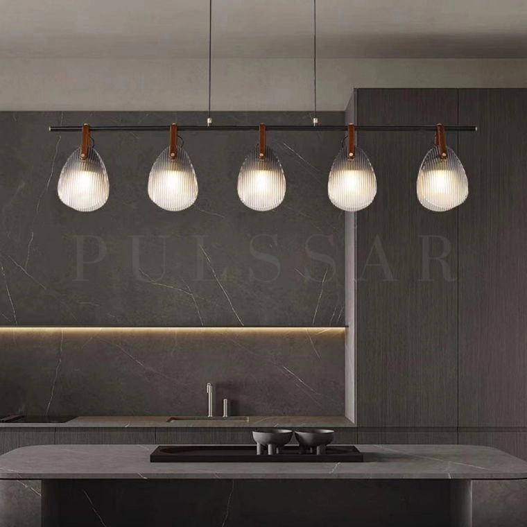 Реечная люстра CONCH L