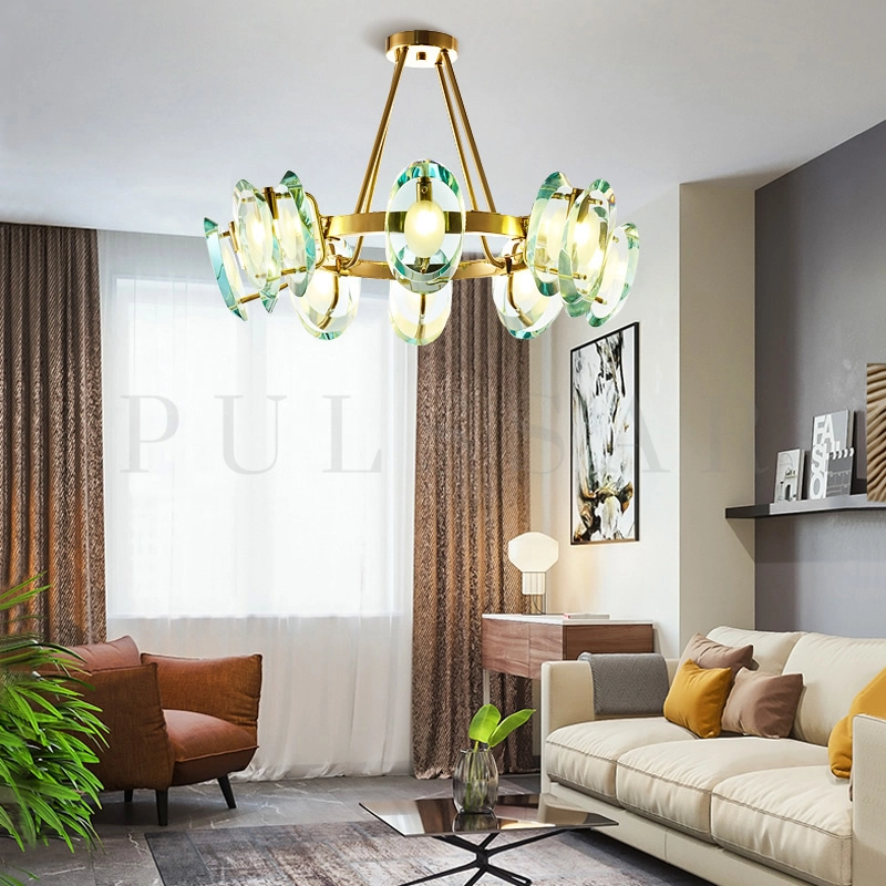 Кольцевая люстра AQUAMARINE