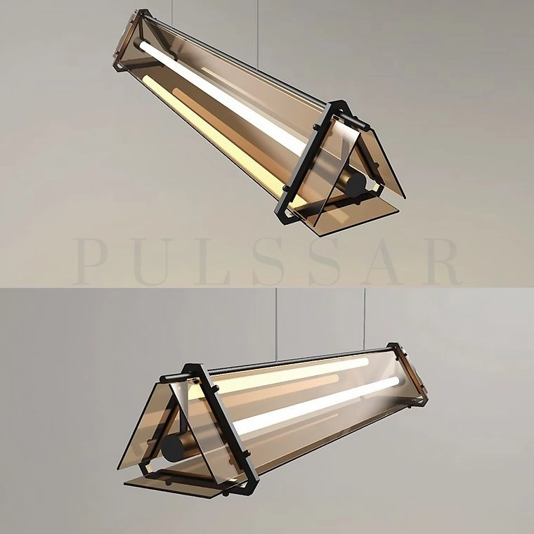 Реечная люстра HAGA LONG