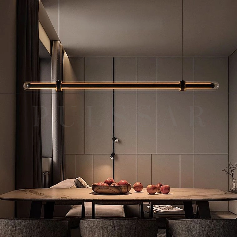 Реечная люстра TIME TUNNEL