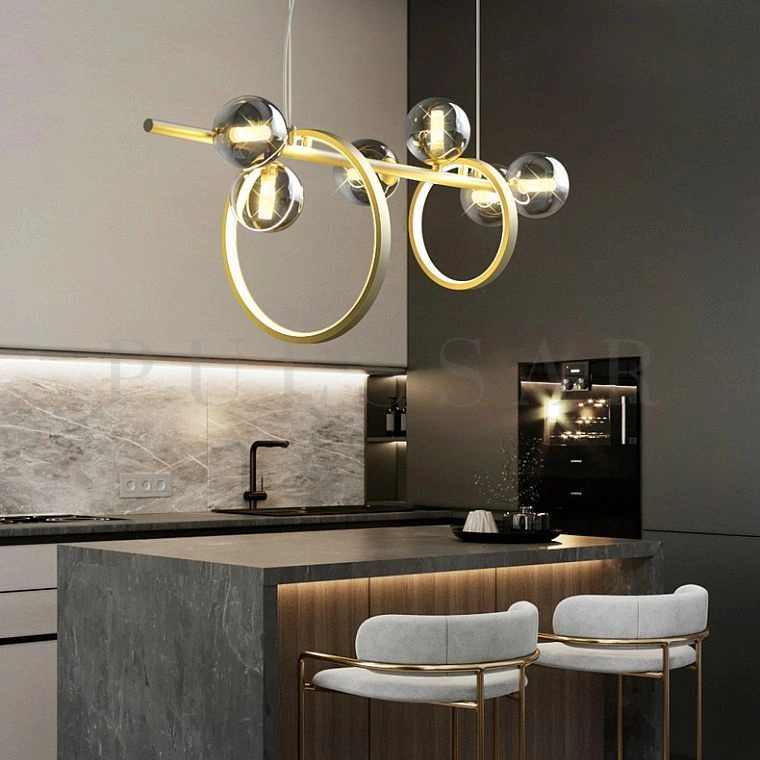 Реечная люстра NILMA