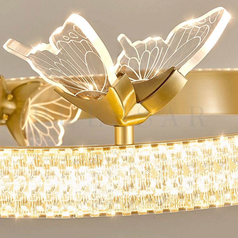 Кольцевая люстра PAPILLON RING MORE