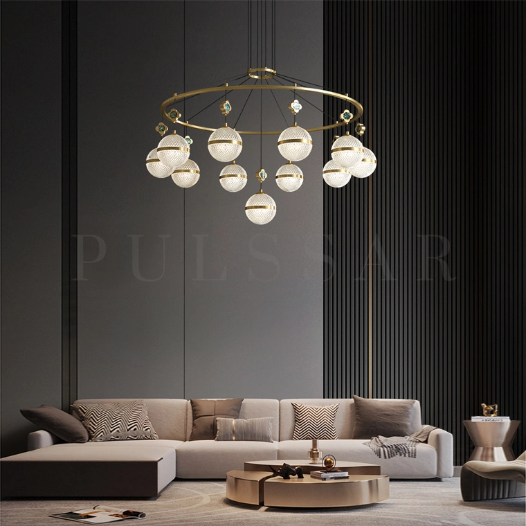 Кольцевая люстра LUARA CH