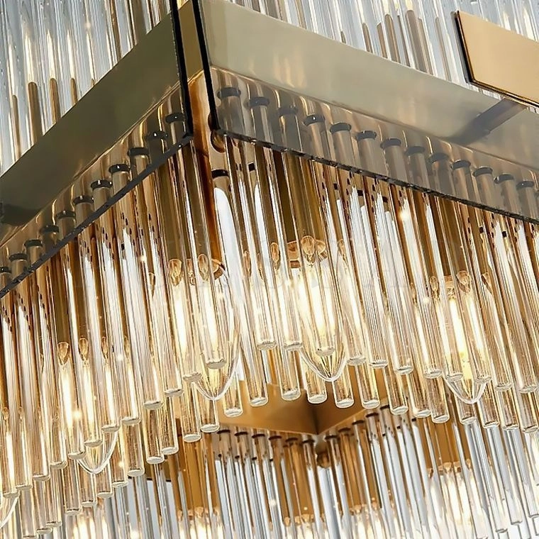 Реечная люстра SELLA LONG