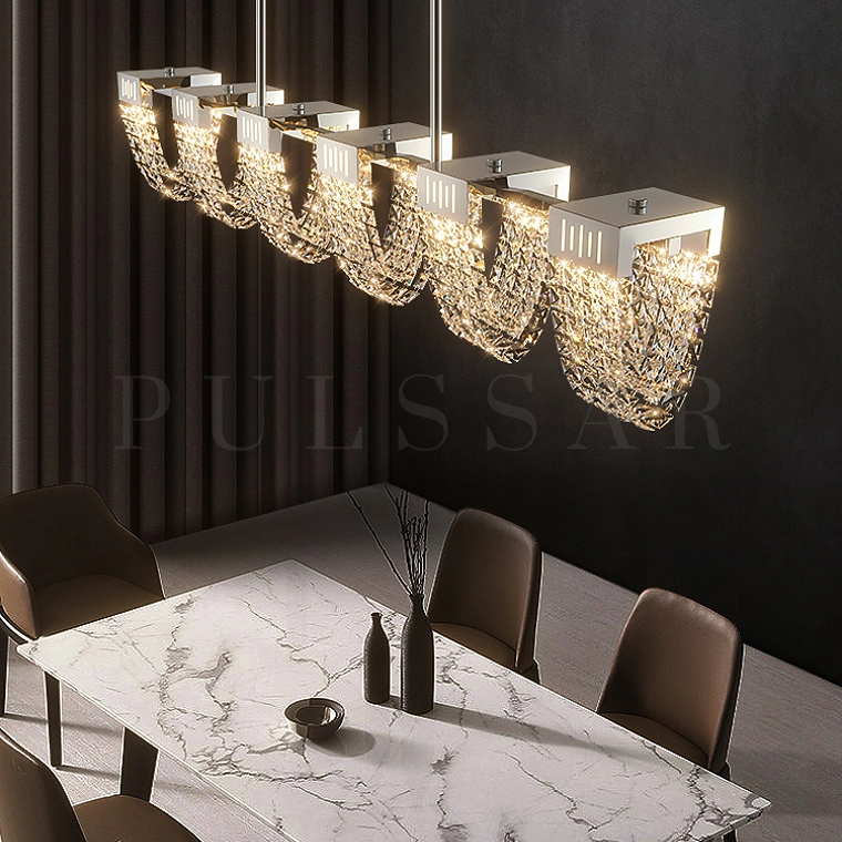 Реечная люстра ALVARIN L