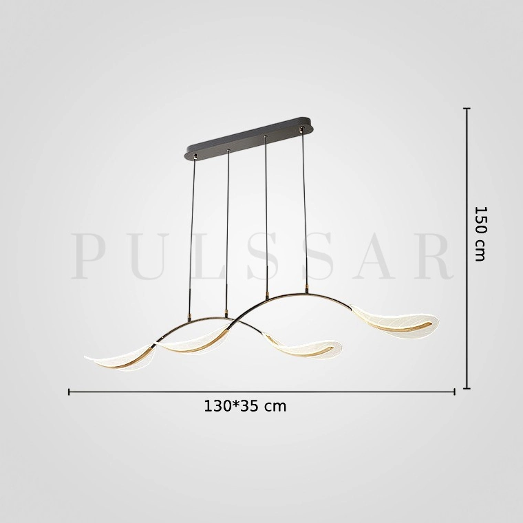 Реечная люстра NOVEMBER LONG