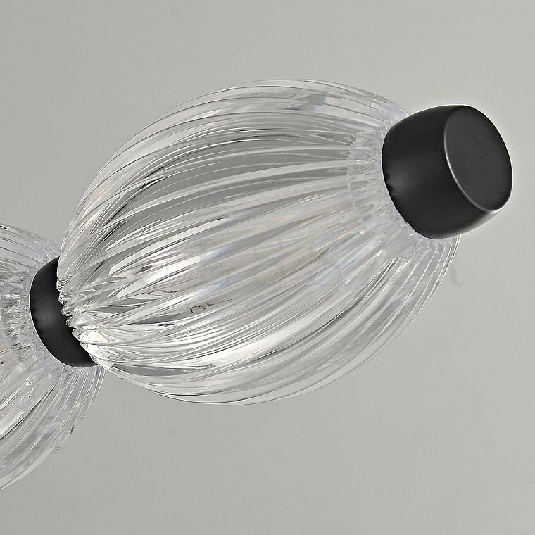 Реечная люстра CARA ELLIPSE LONG