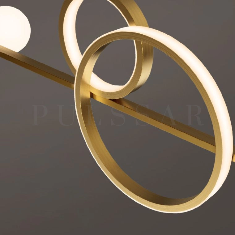 Реечная люстра DOVER